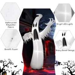 Costway 12ft Halloween Inflatable Ghost Quick Blow Up W/LED Lights Outdoor Yard Scary Decoration -Target GUEST 6593ad1a 8eac 4caf 9c64 620fcbd00b47