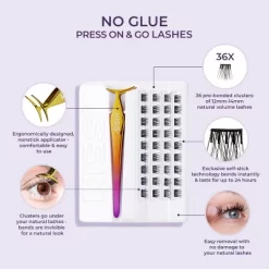 KISS Products ImPRESS Self Adhesive Eyelashes - Natural - 20ct -Target GUEST 65eede32 61f1 4ed4 97f9 666b512a4628