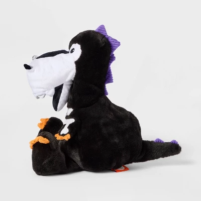 12.5" Glow In The Dark T-Rex Stuffed Animal - Gigglescape™: Polyester Character Plush Toy 4 12.5" Glow In The Dark T-Rex Stuffed Animal - Gigglescape™: Polyester Character Plush Toy - Image 2