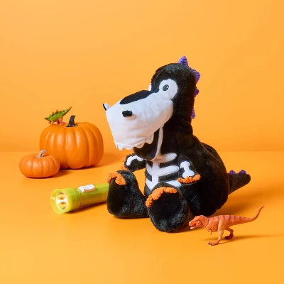 12.5" Glow In The Dark T-Rex Stuffed Animal - Gigglescape™: Polyester Character Plush Toy 3 12.5" Glow In The Dark T-Rex Stuffed Animal - Gigglescape™: Polyester Character Plush Toy