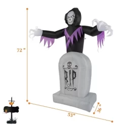 FURNIinspire Decorative Holiday Scene Props Garden Grim Reaper And Grave Inflatable Halloween Decoration For Outdoor, Multicolored, 36"*55"*72" -Target GUEST 68aa6a5a 9b47 4120 b37b 5db2f74ce3af