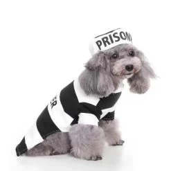 Pet Life Striped Retro Inmate Prisoner Uniform Dog Costume -Target GUEST 69075181 deb3 434b b485 3b3ee58d157c