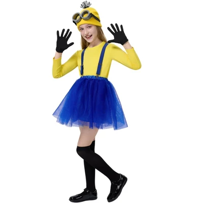 Joyfy Halloween Costume For Child Girl Cute Yellow Tutu Costume Set For Girls Halloween Dress Up Party 4 Joyfy Halloween Costume For Child Girl Cute Yellow Tutu Costume Set For Girls Halloween Dress Up Party - Image 2