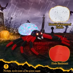 11.8 FT Halloween Inflatables Crawling Spider Outdoor Decorations Scary Halloween Giant Blow Up Decorations For Holiday Party Front Yard Lawn Garden -Target GUEST 6f1eddf1 e647 422e be0c b48ec867eb79