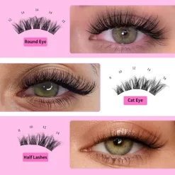 VEYESBEAUTY VBXtreme Lash Clusters Fluffy Individual Lash Extensions 3D Layered Volume Eyelashes Thin & Invisible Faux Mink Lash Mixed Length 10-18mm -Target GUEST 6f2a4db7 849b 407e a1b9 d7cb9e47943e