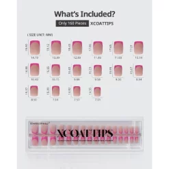 BTArtboxnails XCOATTIP® Press-On Nails - Pink Pastel Collection -Square Nails -150ct 18 BTArtboxnails XCOATTIP® Press-On Nails - Pink Pastel Collection -Square Nails -150ct -Target GUEST 6f690c82 740c 4eef 83f1 49e5ead3c795