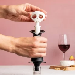 Ototo 4pc Spookelier Wine Saver Pump And Stoppers Plastic Wine Kit Black 7 Ototo 4pc Spookelier Wine Saver Pump And Stoppers Plastic Wine Kit Black -Target GUEST 710577ae 0272 4cd5 b00d 044420bc38c3