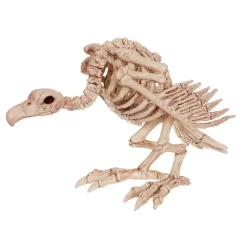 Seasons USA Vulture Skeleton Halloween Decoration - 10 In X 17 In X 5 In - Beige