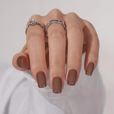 BTArtbox Press-On Nails - Coffce Toffee - S Square - 32ct 3 BTArtbox Press-On Nails - Coffce Toffee - S Square - 32ct