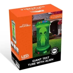 Joyfy 7 FT Halloween Inflatable Outdoor Decoration, Alien With Giant Test Tube Inflatable With Animated LEDs For Halloween Outdoor Lawn Yard Decor -Target GUEST 730709a5 cde0 4384 acbd 2f21adebe05c