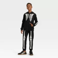 Boys' Halloween 'Glow In The Dark' Zip-Up Hooded Sweatshirt - Cat & Jack™ Black 7 Boys' Halloween 'Glow In The Dark' Zip-Up Hooded Sweatshirt - Cat & Jack™ Black -Target GUEST 734537cc da39 4b36 8170 56b171ebb8a4