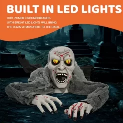Joyfy Halloween Outdoor Decoration Light-Up Zombie Groundbreaker With Sound, Halloween Decorations For Graveyard Haunted House Lawn Yard Party Decor -Target GUEST 746600ec 4bdf 4a98 8dd9 da1a82b02142