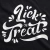 Dog Shirt Lick Or Treat Funny Halloween Trick Or Treat Tee For Family Pet - Crazy Dog Dog Shirt For Halloween Season