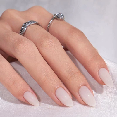 BTArtbox Press-On Nails - Cream Puff - S Almond - 32ct 4 BTArtbox Press-On Nails - Cream Puff - S Almond - 32ct - Image 2