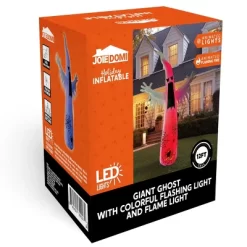 Joyfy 12 FT Halloween Inflatables Outdoor Decorations, Giant Ghost Inflatable With 3-Colored Flashing Flame Light For Halloween Yard Garden Lawn Decor -Target GUEST 757dff81 07f1 4d49 9672 54ddd4749015