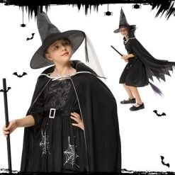 Garvee Black Witch Costume For Girls--Halloween Plush Witch Dress With Hat -Target GUEST 77499163 5132 42ff 8e65 973f9096b509