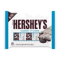 Hershey's Cookies 'n Creme Full Size Candy Bars - 6ct