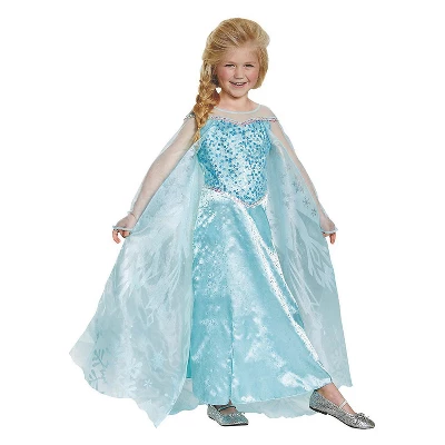 Disguise Girls' Elsa Prestige Costume 6 Disguise Girls' Elsa Prestige Costume - Image 4