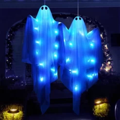Joyfy 47” Halloween Hanging Ghost Outdoor Decoration, Flying Ghosts With Warm LED Light Party Decor Prop For Front Yard Patio Garden 2 Pack -Target GUEST 7982f92c 4ad0 4ba0 8690 ffd0f4aa550d