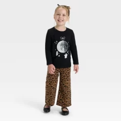 Toddler Girls' Long Sleeve Halloween Graphic T-Shirt - Cat & Jack™ Black -Target GUEST 79b6f829 3832 4e31 acba 635d82830904