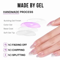 BTArtbox Press-On Nails -Pink Sparkle - M Almond -30ct 12 BTArtbox Press-On Nails -Pink Sparkle - M Almond -30ct -Target GUEST 7aac6e3f ecc2 433a 807d 9d78ff50c829