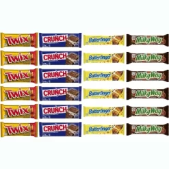 Mars 12/24 Pack Twix, Crunch, Milky Way &Butter Finger Full Size Individually Wrapped Candy Bars Bulk Assortment -Target GUEST 7f845f1f 8172 4293 96a6 83f4cb44639a