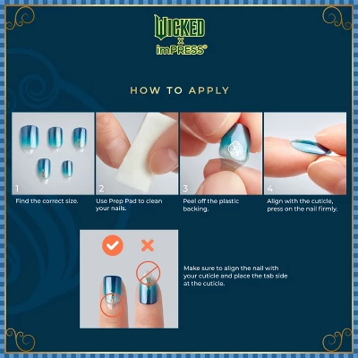 Wicked X ImPRESS Press-On Manicure Fake Nails - Welcome To Shiz 5 Wicked X ImPRESS Press-On Manicure Fake Nails - Welcome To Shiz - Image 3