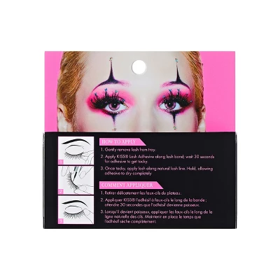 KISS Products Halloween False Eyelashes - Witty 9 KISS Products Halloween False Eyelashes - Witty - Image 7