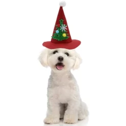 Unique Bargains Halloween Pet Headwear 5.91"x5.51" Red 1 Pc