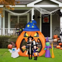 Syemin Decorative Holiday Scene Props 7 Ft Halloween Inflatables Outdoor Decorations Pumpkin Archway Halloween Inflatables, Orange, 94.5"*29.5"*82.8" 8 Syemin Decorative Holiday Scene Props 7 Ft Halloween Inflatables Outdoor Decorations Pumpkin Archway Halloween Inflatables, Orange, 94.5"*29.5"*82.8" -Target GUEST 8336b6ca 2709 4343 aab2 9180bcebe46f