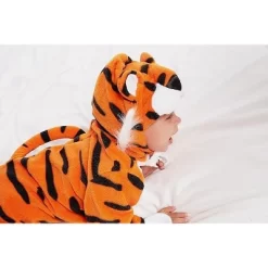 Joyfy Baby Halloween Costume Tiger Jumpsuit With Tail, Toddler One Piece Animal Suit With Hat For Halloween Dress Up Party -Target GUEST 84b9c534 da73 4d79 8c6b 332dc35cc497