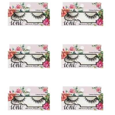 IONI Collector's Premium Edition 3D Faux Mink Lash Cateye Spikey Lite (Pack Of 6) 4 IONI Collector's Premium Edition 3D Faux Mink Lash Cateye Spikey Lite (Pack Of 6) - Image 2