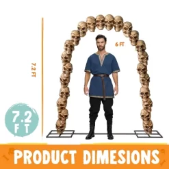 Joyfy 7.2 FT Halloween Outdoor Decorations, Scary Giant Skeleton Archway Decor, Skull Arch For Halloween Yard Garden Lawn Haunted House Decorations 14 Joyfy 7.2 FT Halloween Outdoor Decorations, Scary Giant Skeleton Archway Decor, Skull Arch For Halloween Yard Garden Lawn Haunted House Decorations -Target GUEST 8581d5d3 5930 4095 8da2 1a403e4e6728