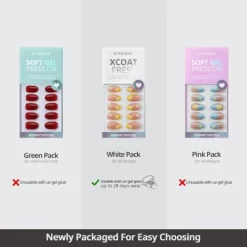 BTArtbox Press-On Nails - Cream Puff - S Almond - 32ct 14 BTArtbox Press-On Nails - Cream Puff - S Almond - 32ct -Target GUEST 85e0117c 9447 4ba4 a4d5 d6d70fa04fb6 1