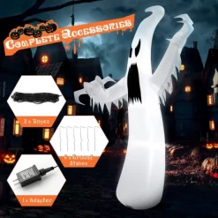Costway 12ft Halloween Inflatable Ghost Quick Blow Up W/LED Lights Outdoor Yard Scary Decoration -Target GUEST 8608b04e 72e6 4186 b068 bc3139d891dc