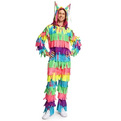 Tipsy Elves Men's Pinata Halloween Costume - Rainbow Colored Funny Halloween Costume Jumpsuit 7 Tipsy Elves Men's Pinata Halloween Costume - Rainbow Colored Funny Halloween Costume Jumpsuit - Image 5