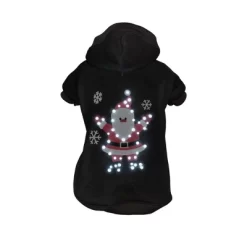 Pet Life LED Juggling Santa Hooded Dog Costume Sweater With Included Batteries -Target GUEST 8757514c f741 45b9 bb34 372fd4e1631a