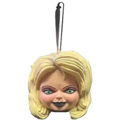 Trick Or Treat Studios Holiday Horrors Bride Of Chucky Tiffany Head Halloween Ornament - - Yellow