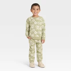 Toddler Boys' Halloween Fleece Sweatshirt And Pants Set - Cat & Jack™ Olive -Target GUEST 8b8bf4f1 2c18 41da a7b0 f0db10df5852