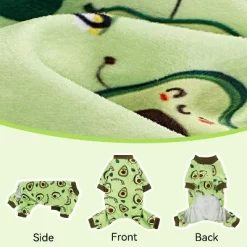 Dog Pajamas Soft Warm VELVET Jumpsuit Cute Animal And Fruit Pet Clothes -Target GUEST 8d045dd0 f4fb 4706 a849 ded63e65c736