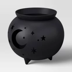 7" Small Metal Cauldron Planter Halloween Decorative Prop Black - Hyde And EEK! Boutique™ -Target GUEST 8d2def77 5a3c 490f 9df5 6559e38088f2