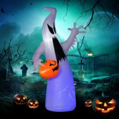 Gulches 5.9' Halloween Inflatable Ghost With Pumpkin, Purple Outdoor Blow Up LED Decor Waterproof 14 Gulches 5.9' Halloween Inflatable Ghost With Pumpkin, Purple Outdoor Blow Up LED Decor Waterproof -Target GUEST 8ee9de48 2002 4d7b 8d18 54b25debd84b 2