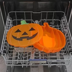 Cook With Color Figural Pumpkin Halloween Snackle Box Food Storage Container -Target GUEST 8f40d252 9846 40f6 8316 6451cf98d146