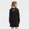 Girls' Long Sleeve Spider Web Halloween Dress - Cat & Jack™ Black -Target GUEST 90cc586f 7938 4346 822d f308c50e1481