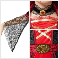 Joyfy Girls‘ Halloween Royal Vampire Queen Costume – Gothic Victorian Halloween Dress Set Rule The Night In Dark Elegance! -Target GUEST 91634bda 182f 416b 9359 4dc3edf5aaf7