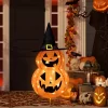 Northlight LED Lighted Jack-O-Lanterns In Witch's Hat Outdoor Halloween Decoration - 34" 1 Northlight LED Lighted Jack-O-Lanterns In Witch's Hat Outdoor Halloween Decoration - 34" -Target GUEST 917166ed 2491 43ee 9fe3 b5ec7db9bece