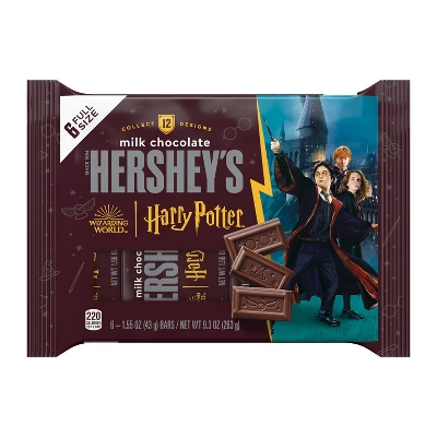 HERSHEY'S Milk Chocolate Harry Potter Halloween Candy Bars - 9.3oz/6ct 3 HERSHEY'S Milk Chocolate Harry Potter Halloween Candy Bars - 9.3oz/6ct