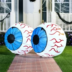 Joyfy 2 Packs Halloween Inflatables Outdoor Decorations, 3 FT Huge Eyeballs Inflatable For Halloween Party Indoor Outdoor Garden Lawn Yard Decoration -Target GUEST 960eac31 c0f5 4572 865a 7235b24872c1