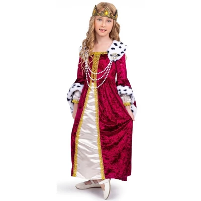 Dress Up America Queen Costume For Toddler Girls - Toddler 4 3 Dress Up America Queen Costume For Toddler Girls - Toddler 4