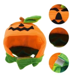 Unique Bargains Halloween Expression Pumpkin Pet Headwear Orange Green 1 Pc -Target GUEST 984340c6 854d 44b7 a75f 81203c6c98af